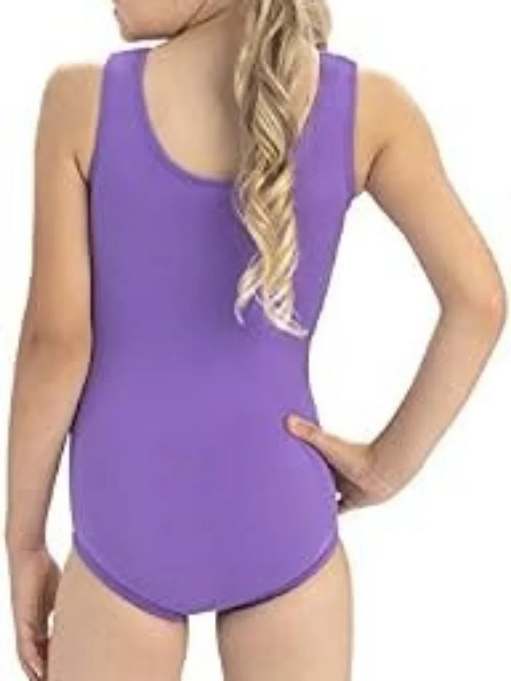 PRINCESS GK ELITE Gymnastics Dance Leotard Medium Pink Purple Ombre Queen CROWN